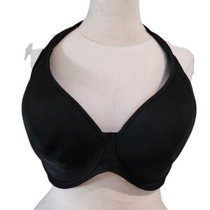 Women's Freya Black Halterneck Underwire Bikini Top 38H